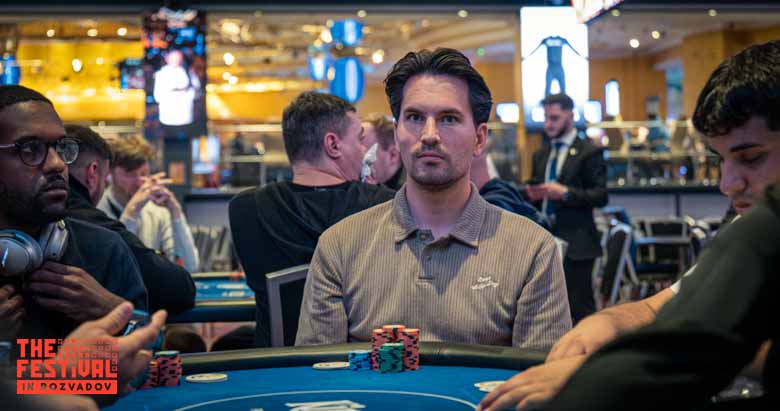 Dwayne Jeremy Maxim Sluis playing the Main Event Day 2 at The Festival Weekend Rozvadov