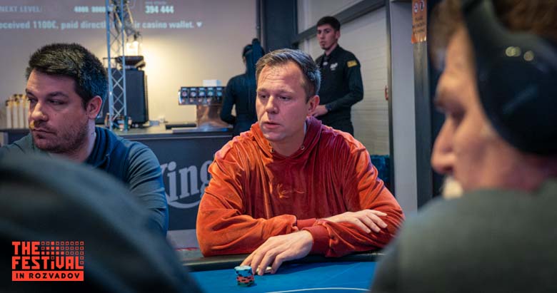 Kai Fabian Mackmoney Penzersinski playing the Main Event Day 2 at The Festival Weekend Rozvadov