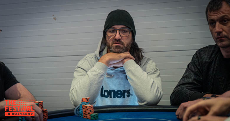 Markus Schweiger playing the Main Event Day 2 at The Festival Weekend Rozvadov