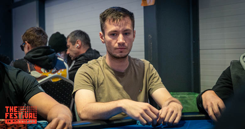 Mateusz Powierza playing the Main Event Day 2 at The Festival Weekend Rozvadov