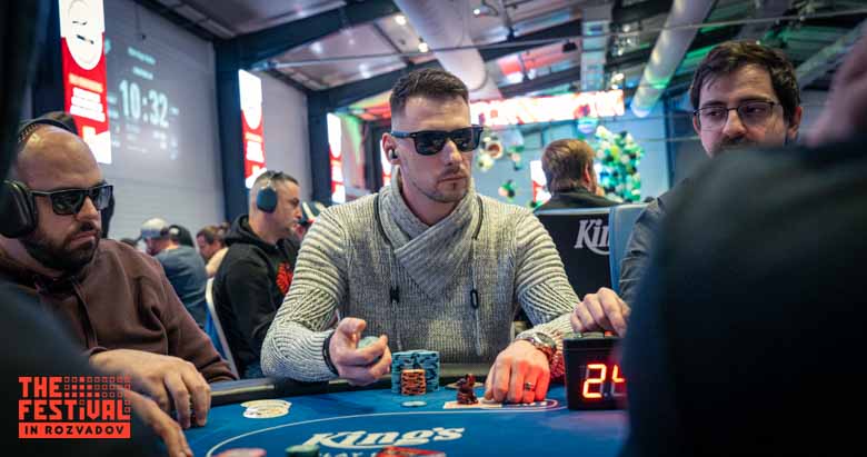 Rafal Piotr Syrwal playing the Main Event Day 2 at The Festival Weekend Rozvadov