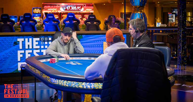 Day3 Final Table Ondrej Mar playing the Main Event Final Day at The Festival Rozvadov