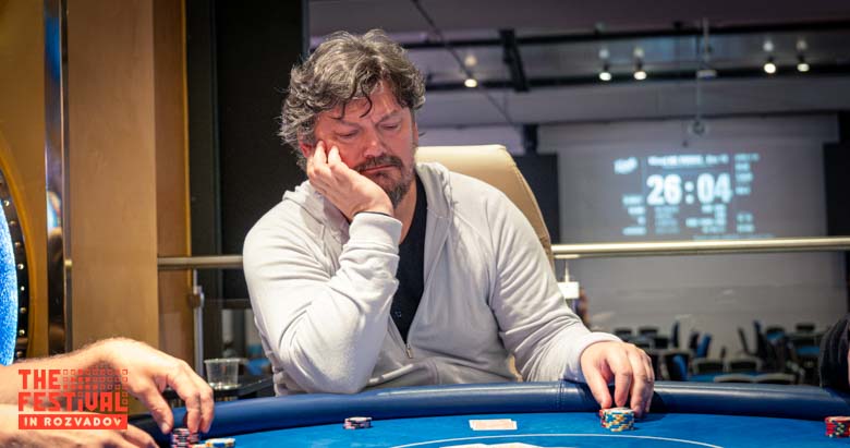 Evgeny Sirotenko playing the Mixed Games Main Event Torses Day 1B at The Festival Weekend Rozvadov