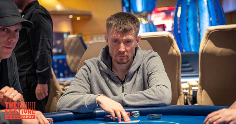Raimonds Svans playing the Mixed Games Main Event Torses Day 1B at The Festival Weekend Rozvadov
