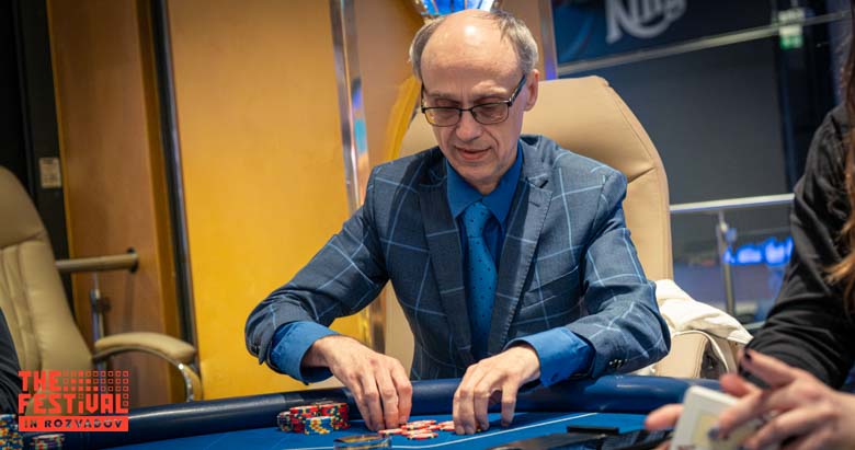 Mati Pirn playing the Mixed Games Main Event Torses Final Day at The Festival Rozvadov