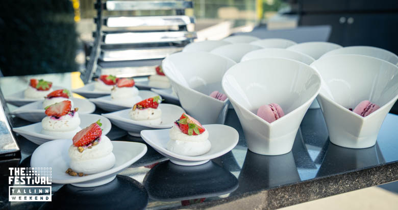 Food at The Festival Weekend Tallinn VIP Outdoor Poker Tournament