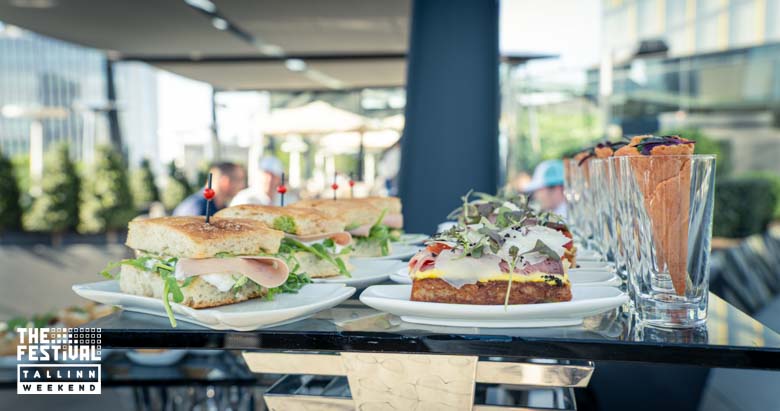 Food at The Festival Weekend Tallinn VIP Outdoor Poker Tournament