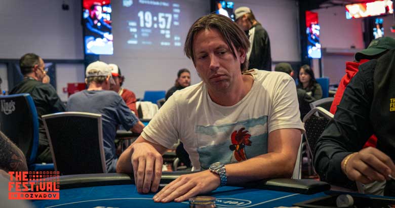 Henrik Adrian Louwers playing the PLO 4 5 6 Cards Falk at The Festival Rozvadov