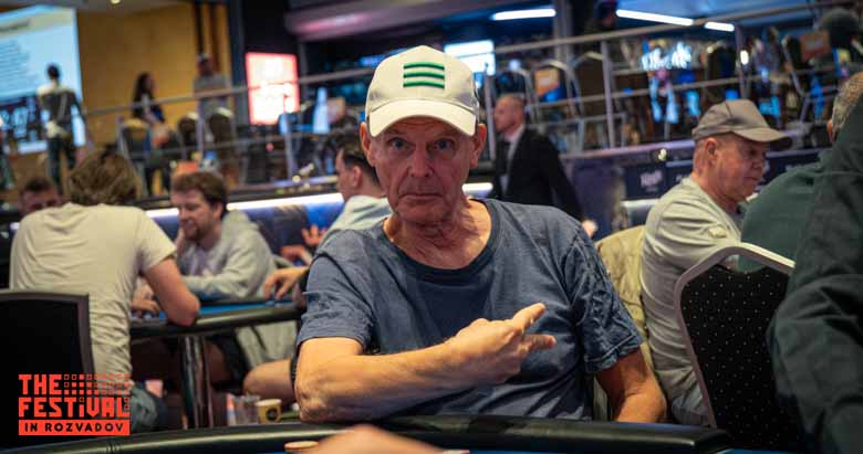 Leif Michael Doverklint playing the PLO 4 5 6 Cards Nils at The Festival Rozvadov