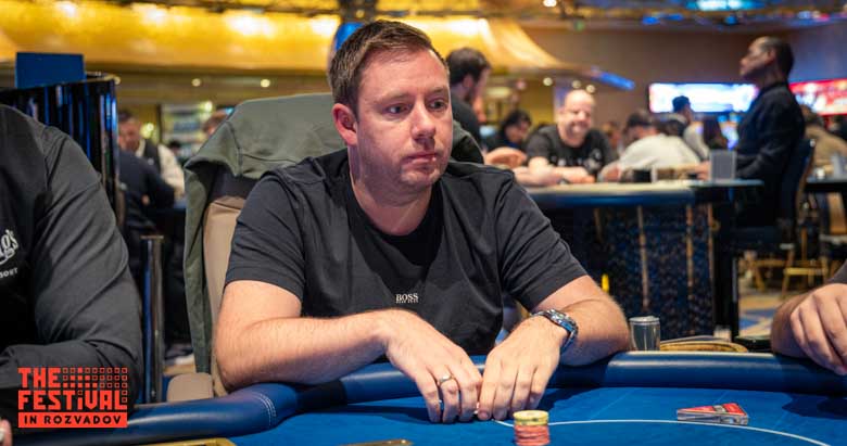 Andre Winkler Arnold playing the PLO High Roller at The Festival Rozvadov