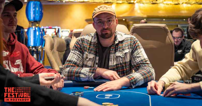Stefan Johann Haberl playing the PLO High Roller at The Festival Rozvadov