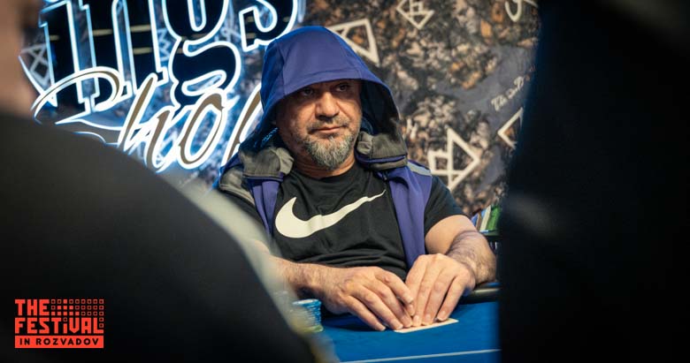 50 Mehmet Sarigoz playing the Seniors Event at The Festival Rozvadov