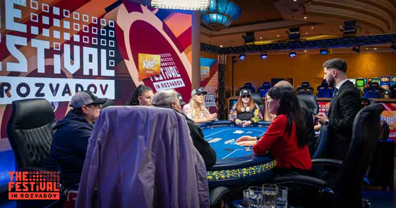 Queens Final Table playing the The Festival at The Festival Rozvadov