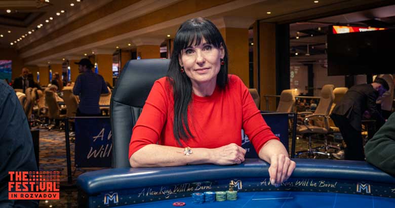 Table Tamara Schmidt playing the The Festival Queens Final at The Festival Rozvadov