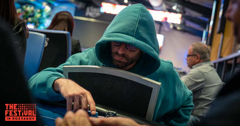 Antonio Fragale playing the The Hendon Mob Championship Day 1A at The Festival Weekend Rozvadov