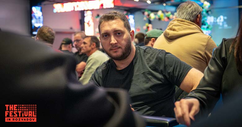 Hayk Manasyan playing the The Hendon Mob Championship Day 1A at The Festival Weekend Rozvadov