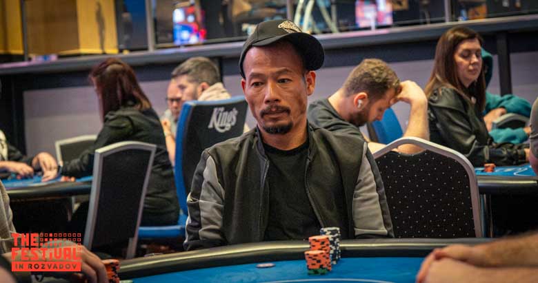 Hieu Nam Nguyen playing the The Hendon Mob Championship Day 1A at The Festival Weekend Rozvadov