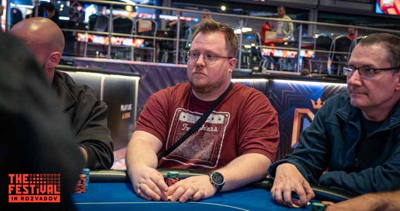 Markus Arto Olavi Hirttioe playing the The Hendon Mob Championship Day 1A at The Festival Weekend Rozvadov