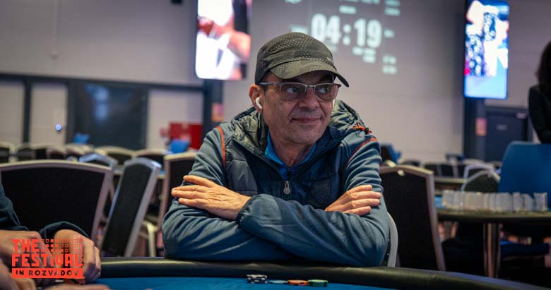 Maurizio Pisciotti playing the The Hendon Mob Championship Day 1A at The Festival Weekend Rozvadov