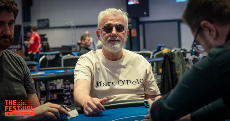 Naum Barulia playing the The Hendon Mob Championship Day 1A at The Festival Weekend Rozvadov