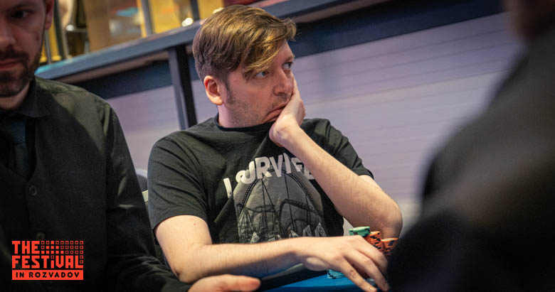Roberto Agus playing the The Hendon Mob Championship Day 1A at The Festival Weekend Rozvadov