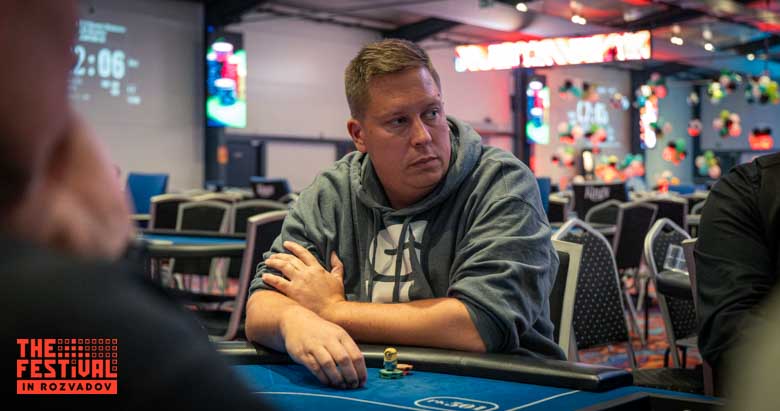 Sebastian Dominik Rebhan playing the The Hendon Mob Championship Day 1A at The Festival Weekend Rozvadov