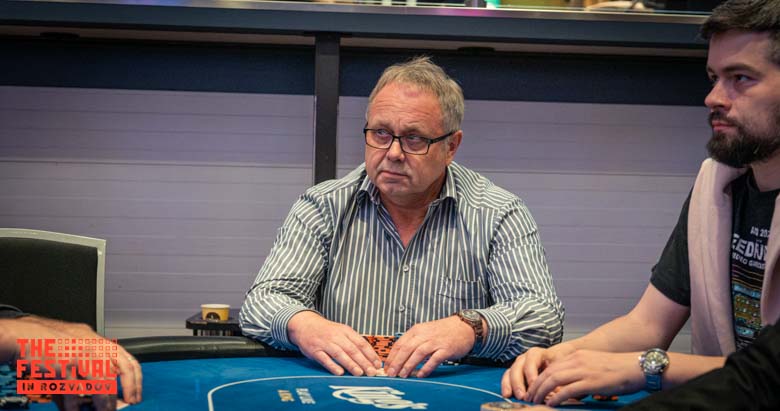 Siegfried Bauer playing the The Hendon Mob Championship Day 1A at The Festival Weekend Rozvadov