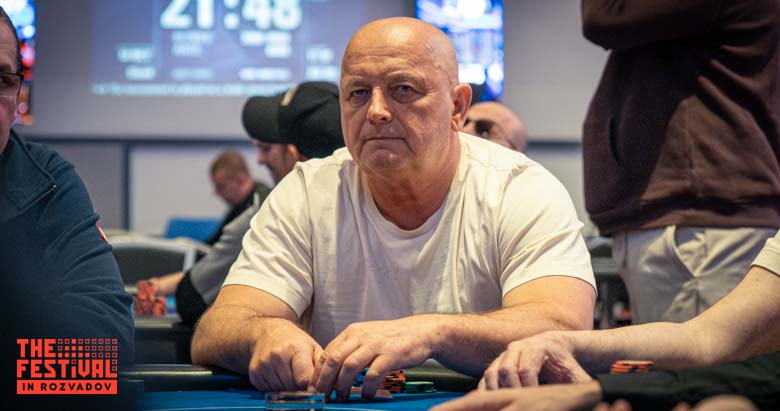 Sylwester Slawomir Fortuna playing the The Hendon Mob Championship Day 1A at The Festival Weekend Rozvadov