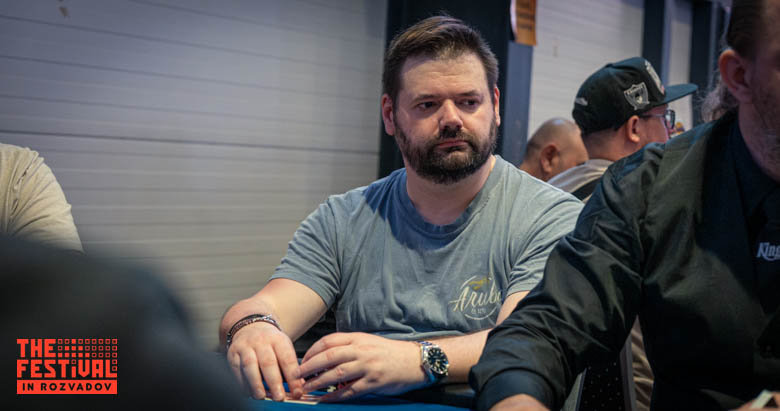 Poker action during the The Hendon Mob Championship Day 1B at The Festival Weekend Rozvadov