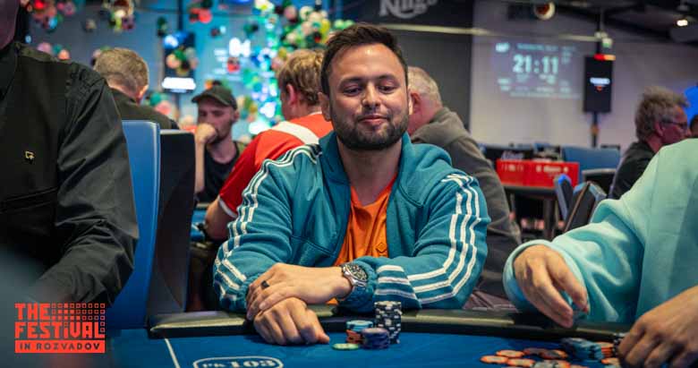 Hans Christian Toftesund playing the The Hendon Mob Championship Day 1B at The Festival Weekend Rozvadov