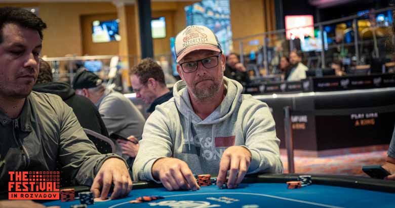 Heiko Schmeil playing the The Hendon Mob Championship Day 1B at The Festival Weekend Rozvadov