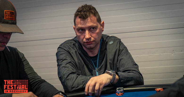 Iliya Dimitrov Topalov playing the The Hendon Mob Championship Day 1B at The Festival Weekend Rozvadov
