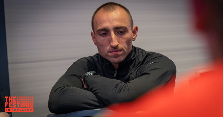 Karol Janiszewski playing the The Hendon Mob Championship Day 1B at The Festival Weekend Rozvadov