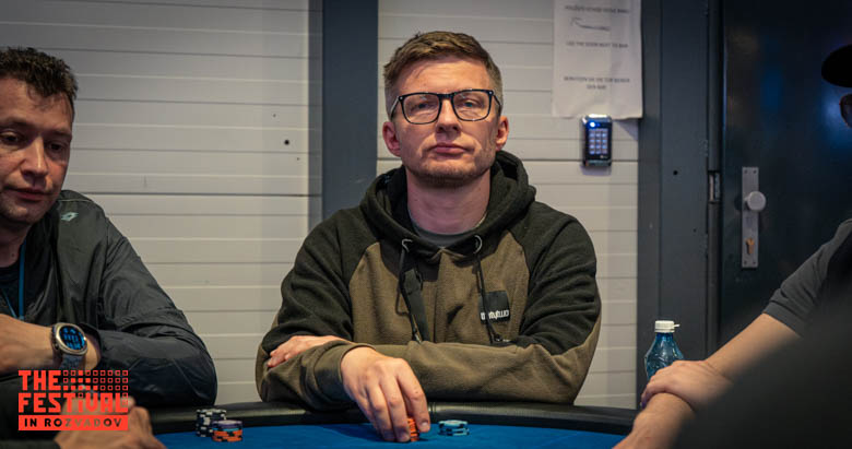 Maciej Michalec playing the The Hendon Mob Championship Day 1B at The Festival Weekend Rozvadov