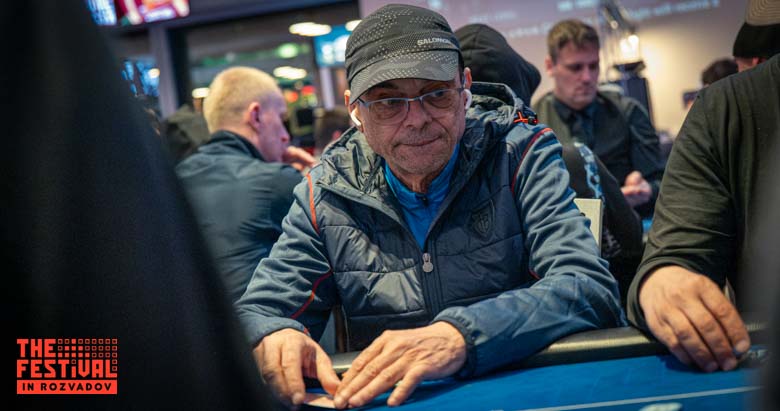 Maurizio Pisciotti playing the The Hendon Mob Championship Day 1B at The Festival Weekend Rozvadov
