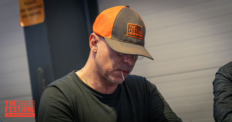 Payam Ansarian playing the The Hendon Mob Championship Day 1B at The Festival Weekend Rozvadov
