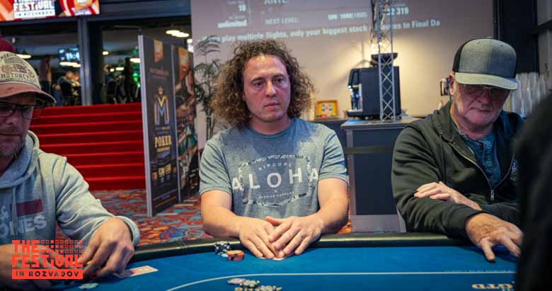 Tim Radke playing the The Hendon Mob Championship Day 1B at The Festival Weekend Rozvadov