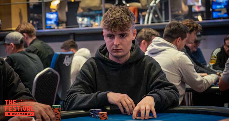 Christian Clemens playing the The Hendon Mob Championship Day 1C at The Festival Weekend Rozvadov