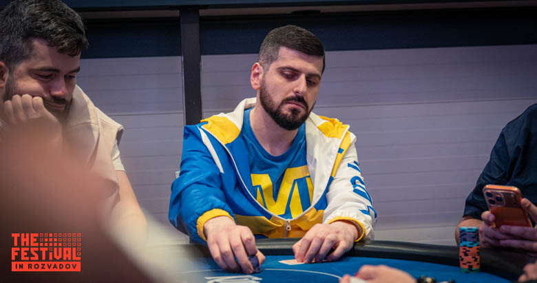 Genrik Alekian playing the The Hendon Mob Championship Day 1C at The Festival Weekend Rozvadov