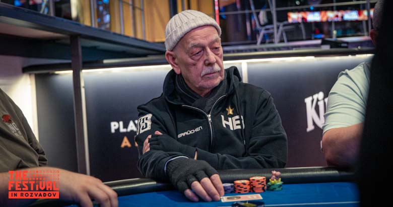 Horst Guenter Boeschen playing the The Hendon Mob Championship Day 1C at The Festival Weekend Rozvadov