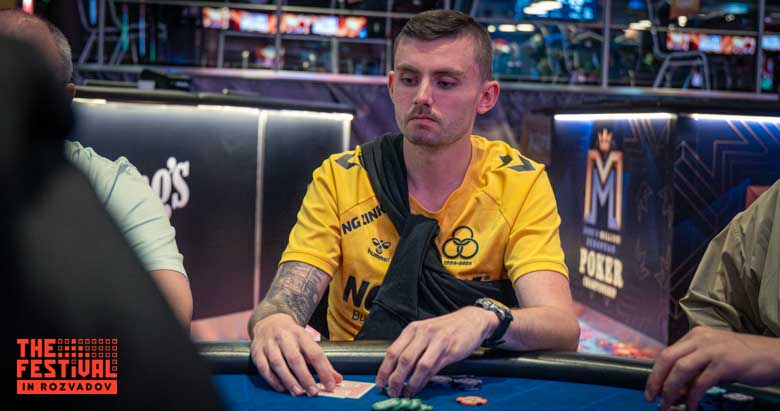 Lasse Pedersen playing the The Hendon Mob Championship Day 1C at The Festival Weekend Rozvadov