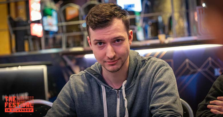 Lucas Brandt Johansen playing the The Hendon Mob Championship Day 1C at The Festival Weekend Rozvadov