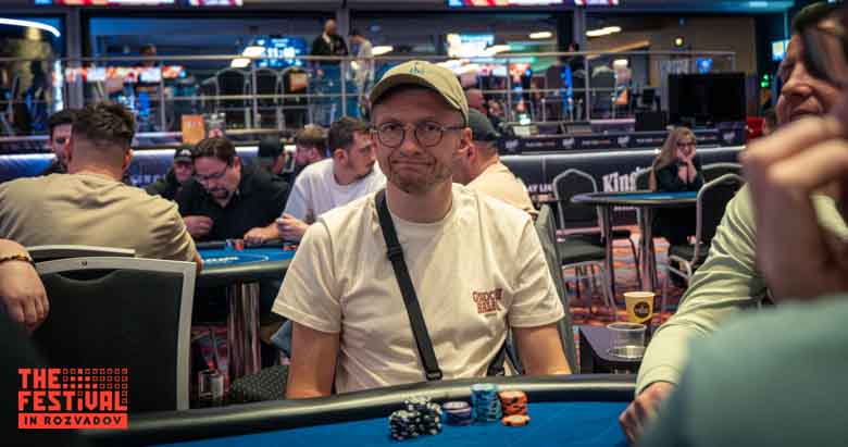 Maciej Michalec playing the The Hendon Mob Championship Day 1C at The Festival Weekend Rozvadov