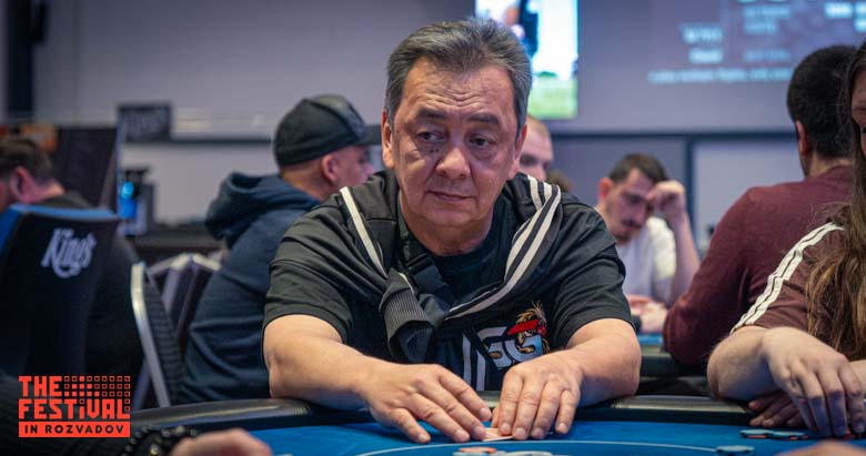 Pavel Kim playing the The Hendon Mob Championship Day 1C at The Festival Weekend Rozvadov