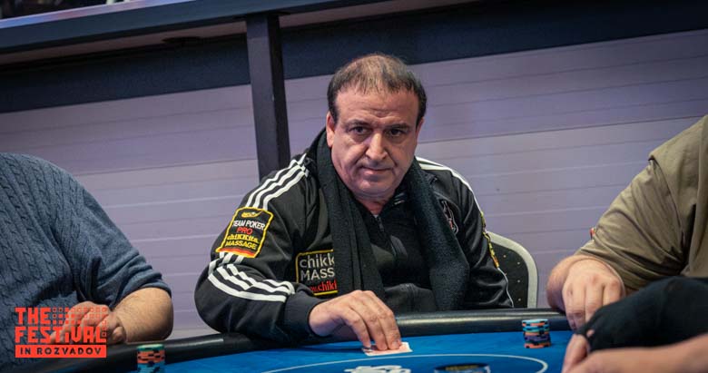 Yehuda Cohen playing the The Hendon Mob Championship Day 1C at The Festival Weekend Rozvadov
