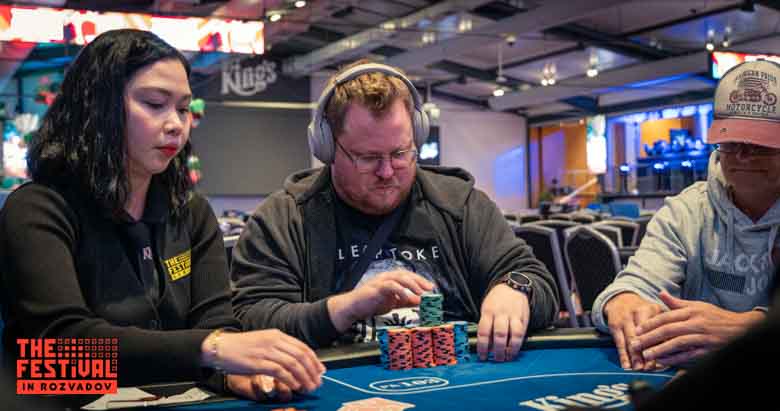 Final Day Markus Arto Olavi Hirttioe playing the The Hendon Mob Championship Day 2 at The Festival Weekend Rozvadov