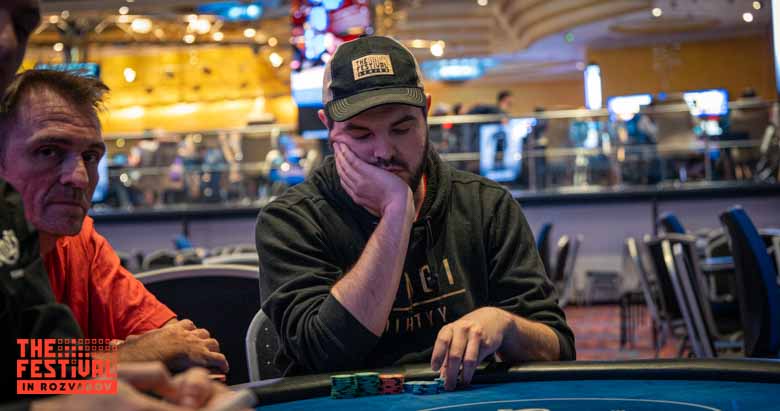 Final Day Sami Armas Korpela playing the The Hendon Mob Championship Day 2 at The Festival Weekend Rozvadov