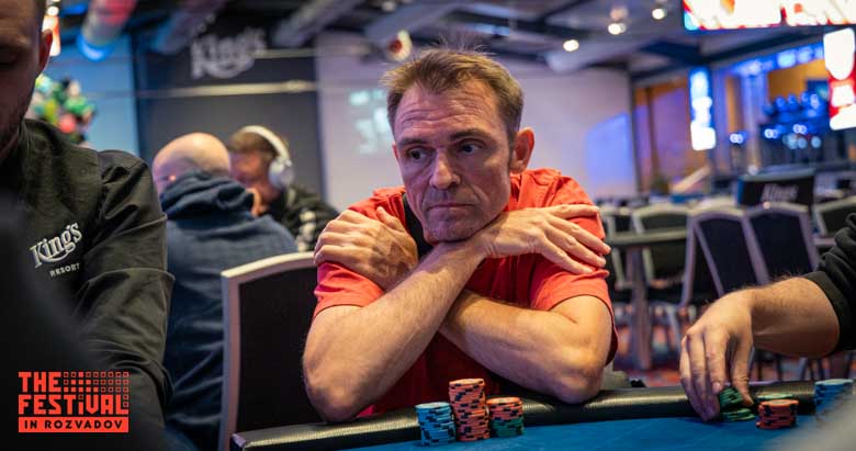 Final Day Sergi Pujol Punsola playing the The Hendon Mob Championship Day 2 at The Festival Weekend Rozvadov