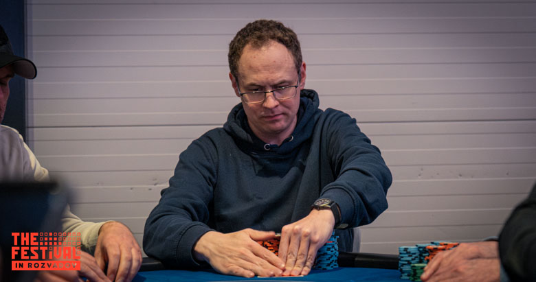 Final Day Victor Joachim Bubak playing the The Hendon Mob Championship Day 2 at The Festival Weekend Rozvadov