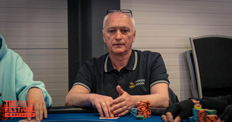 Final Day Yuliyan Hristov Artachki playing the The Hendon Mob Championship Day 2 at The Festival Weekend Rozvadov